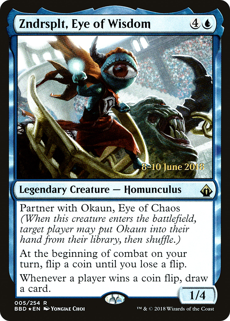 Zndrsplt, Eye of Wisdom (LARP-005) - Battlebond Promos Foil