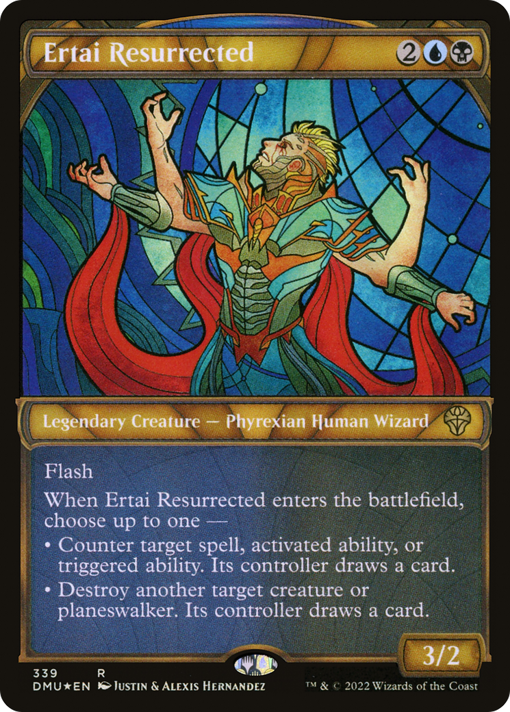 Ertai Resurrected (Textured Foil) (DMU-339) - Dominaria United: (Showcase) Foil