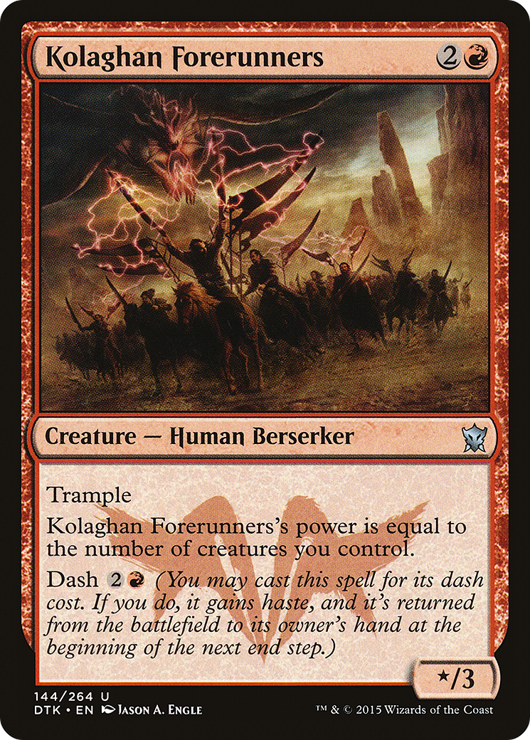 Kolaghan Forerunners (DTK-144) - Dragons of Tarkir