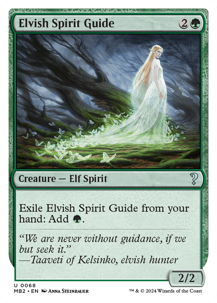 Elvish Spirit Guide (White Border) (MB2-068) - Mystery Booster 2