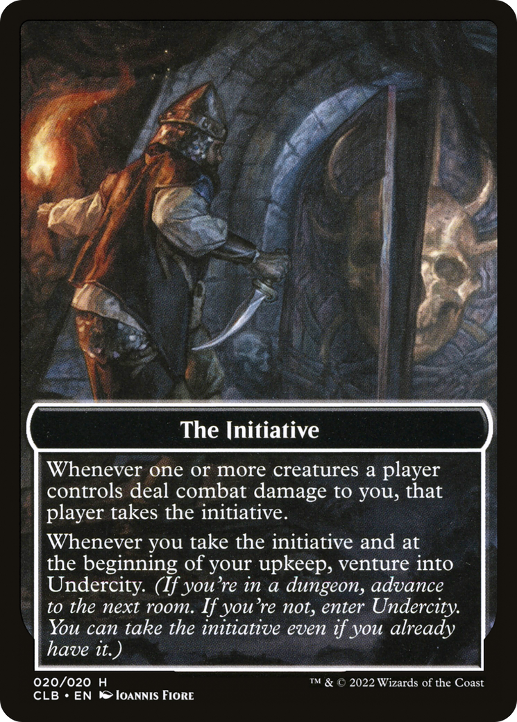 Undercity // The Initiative (TCLB-020) - Battle for Baldur's Gate Tokens Foil