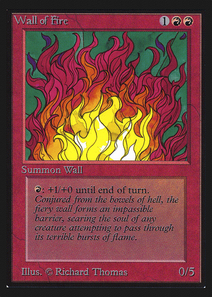 Wall of Fire (CE) (CED-) - Collectors' Edition