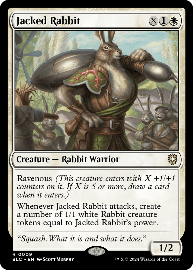Jacked Rabbit (BLC-009) - Bloomburrow Commander