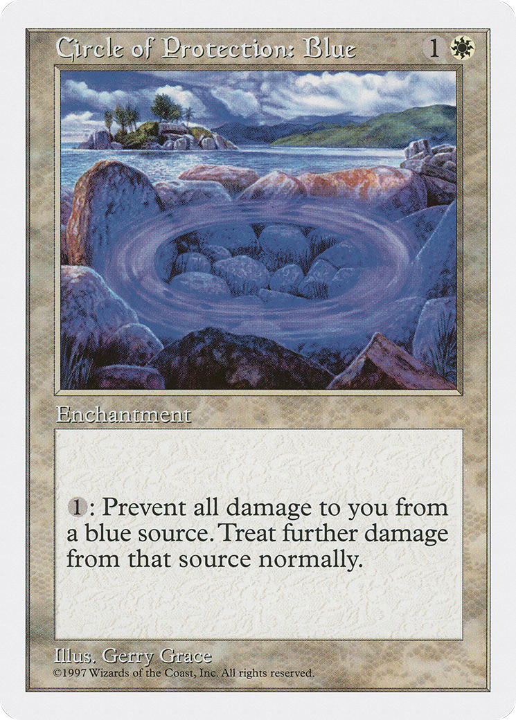 Circle of Protection: Blue (5ED-) - Fifth Edition