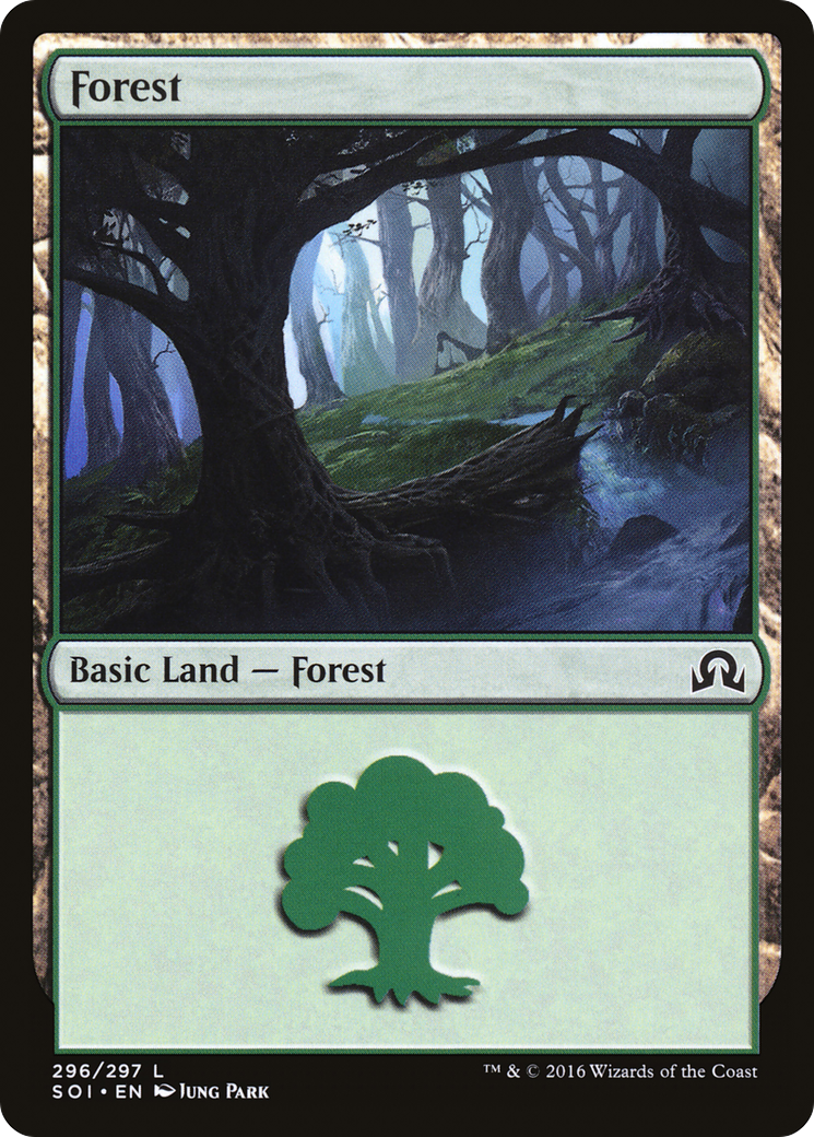 Forest (296) (SOI-296) - Shadows over Innistrad Foil