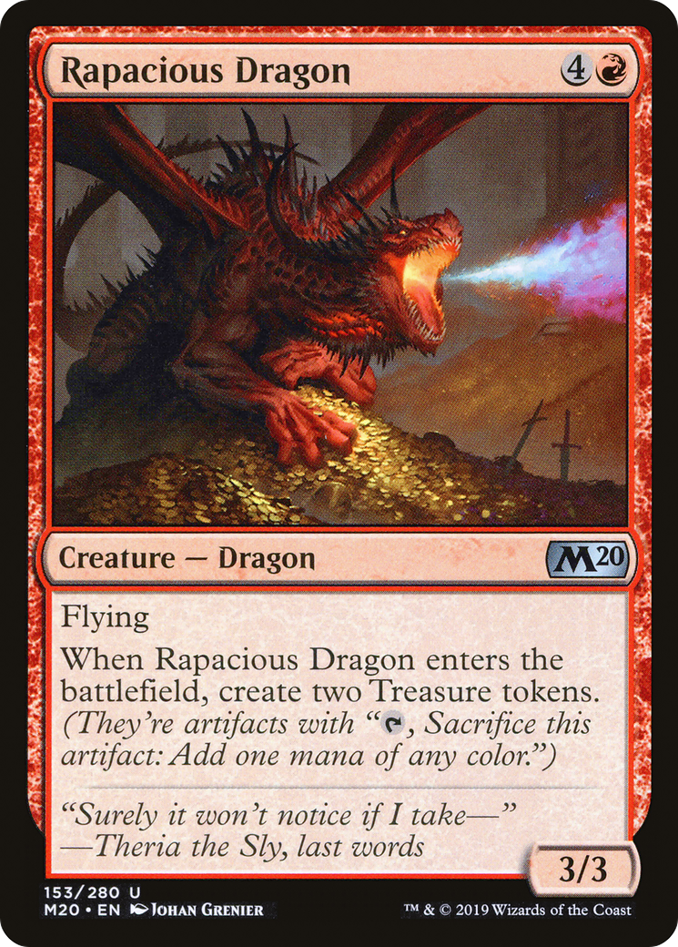 Rapacious Dragon (M20-153) - Core Set 2020