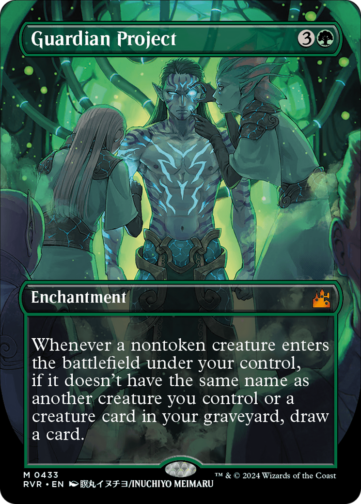 Guardian Project (Anime Borderless) (RVR-433) - Ravnica Remastered (Borderless) Foil