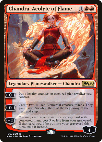 Chandra, Acolyte of Flame (M20-126) - Core Set 2020