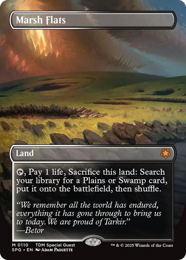 Marsh Flats (Borderless) (SPG-110) - Special Guests (Borderless) Foil