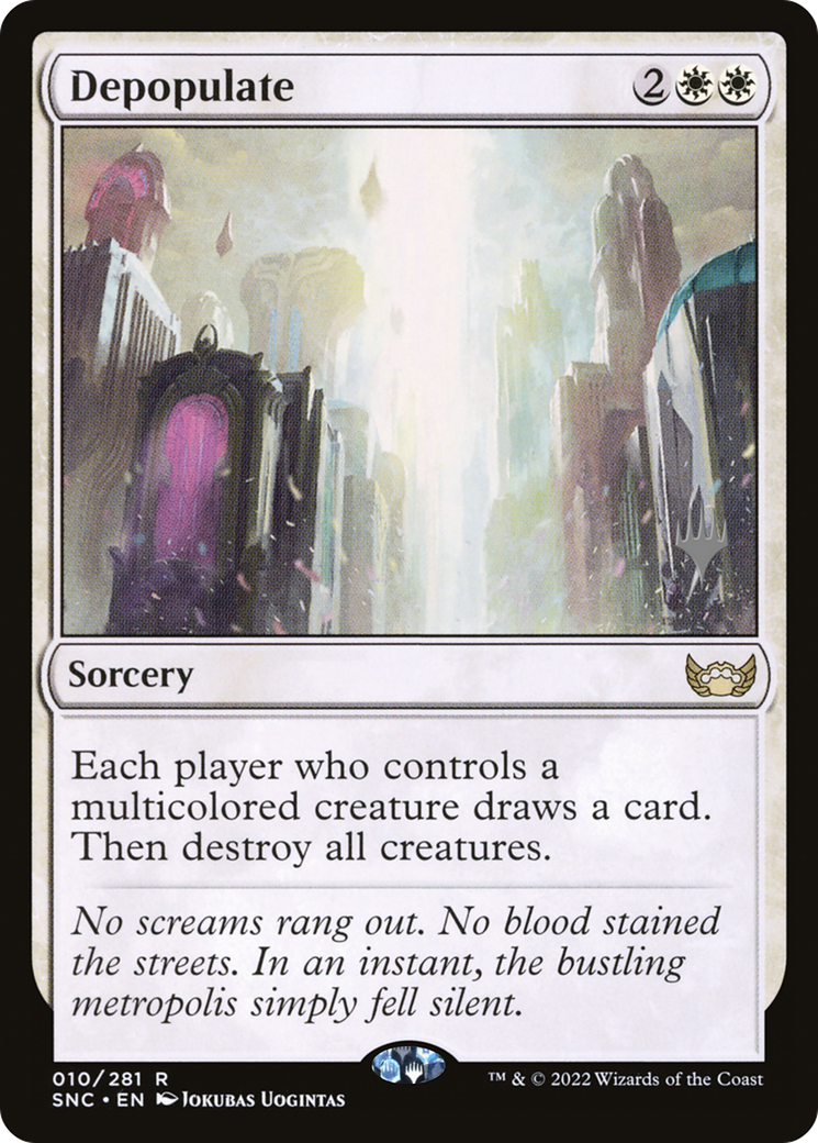 Depopulate (PPSNC-010) - Streets of New Capenna Promos