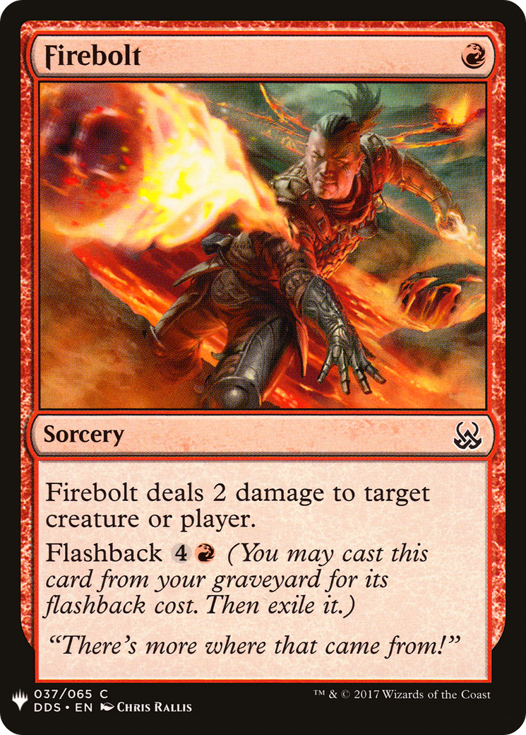 Firebolt (LIST-DDS-37) - The List