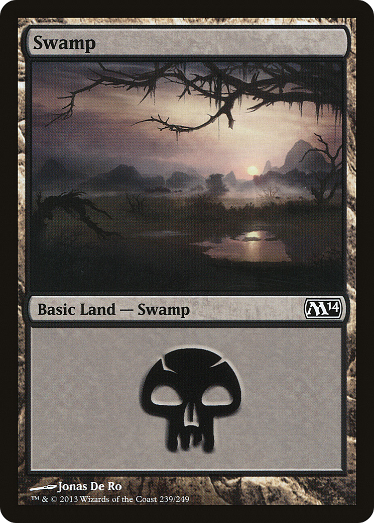 Swamp (239) (M14-239) - Magic 2014 Foil