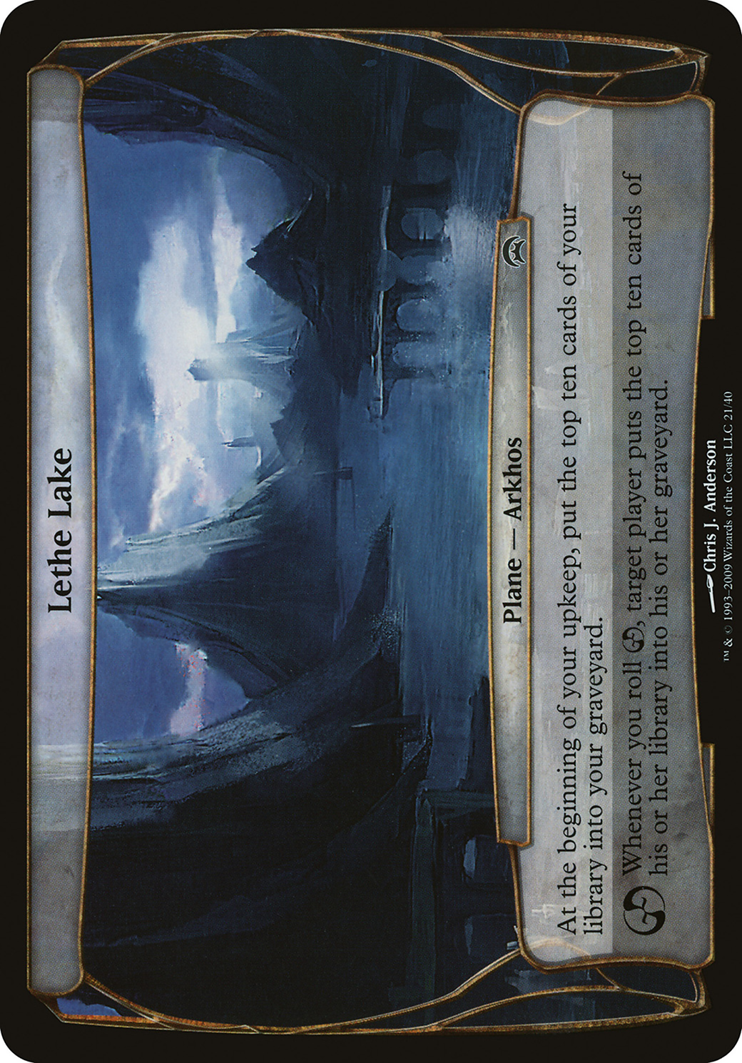 Lethe Lake (Planechase) (OVER-) - Planechase Planes