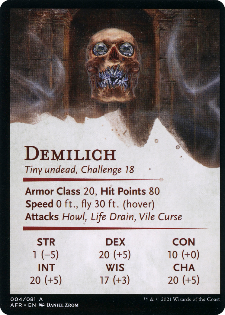 Demilich // Demilich (AAFR-004) - Adventures in the Forgotten Realms Art Series (Borderless)