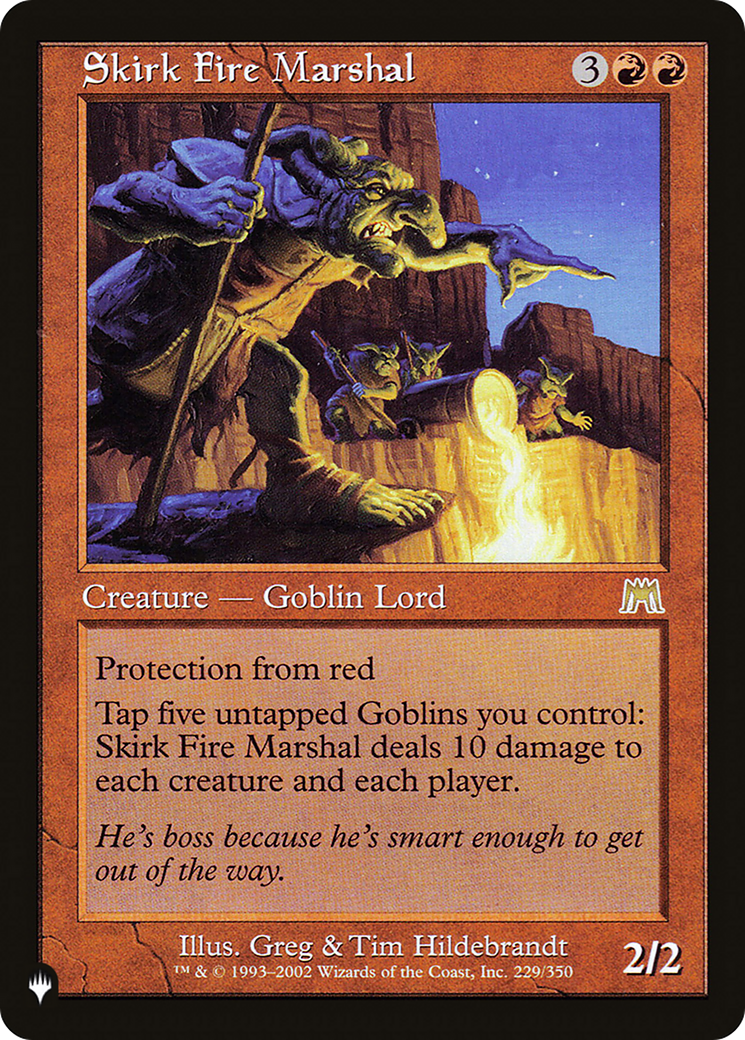 Skirk Fire Marshal (LIST-229/350) - The List