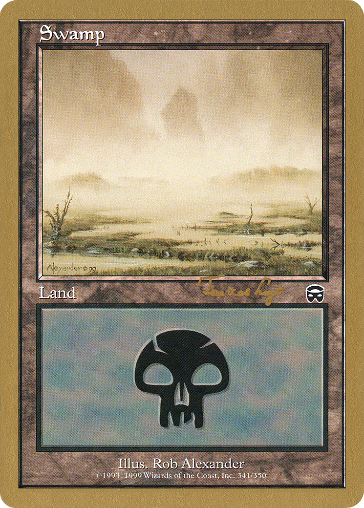 Swamp (341) - 2001 Tom van de Logt (MMQ) (WCD-) - World Championship Decks 2001