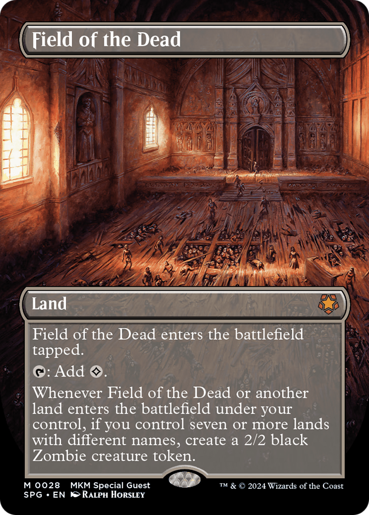 Field of the Dead (Borderless) (SPG-028) - Special Guests (Borderless) Foil