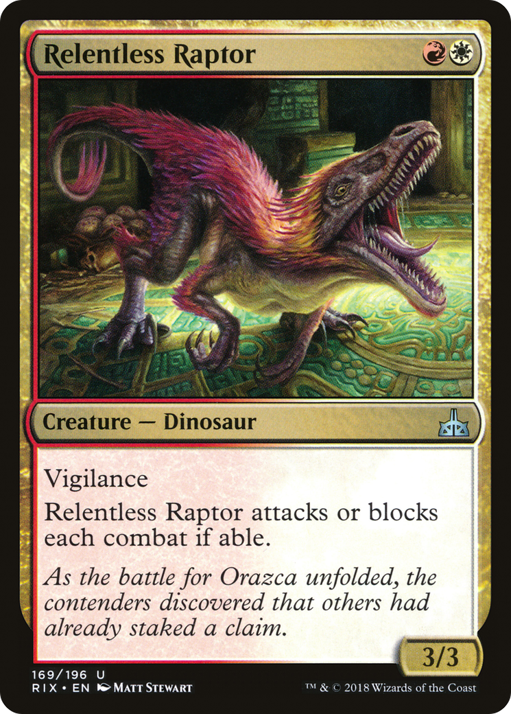 Relentless Raptor (RIX-169) - Rivals of Ixalan