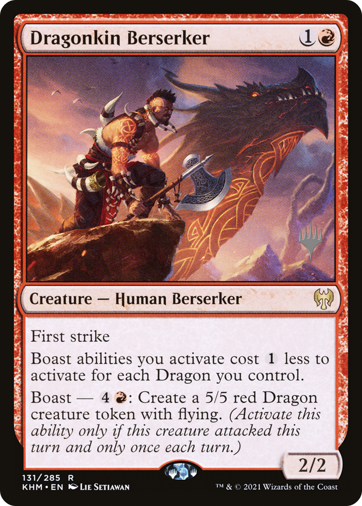Dragonkin Berserker (PPKHM-131) - Kaldheim Promos Foil