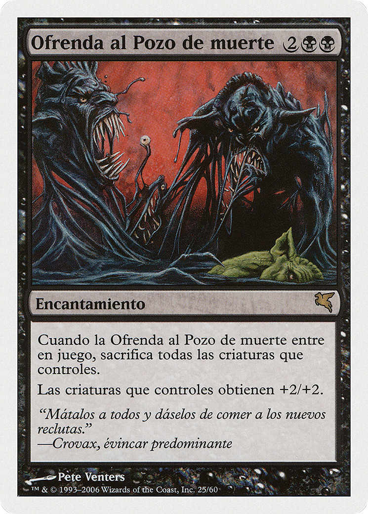 Death Pit Offering (Italian) - "Offerta per la Fossa della Morte" (PSAL-F25) - Salvat 2005