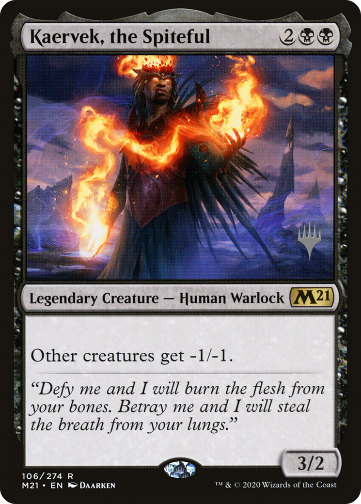 Kaervek, the Spiteful (PPM21-106) - Core Set 2021 Promos