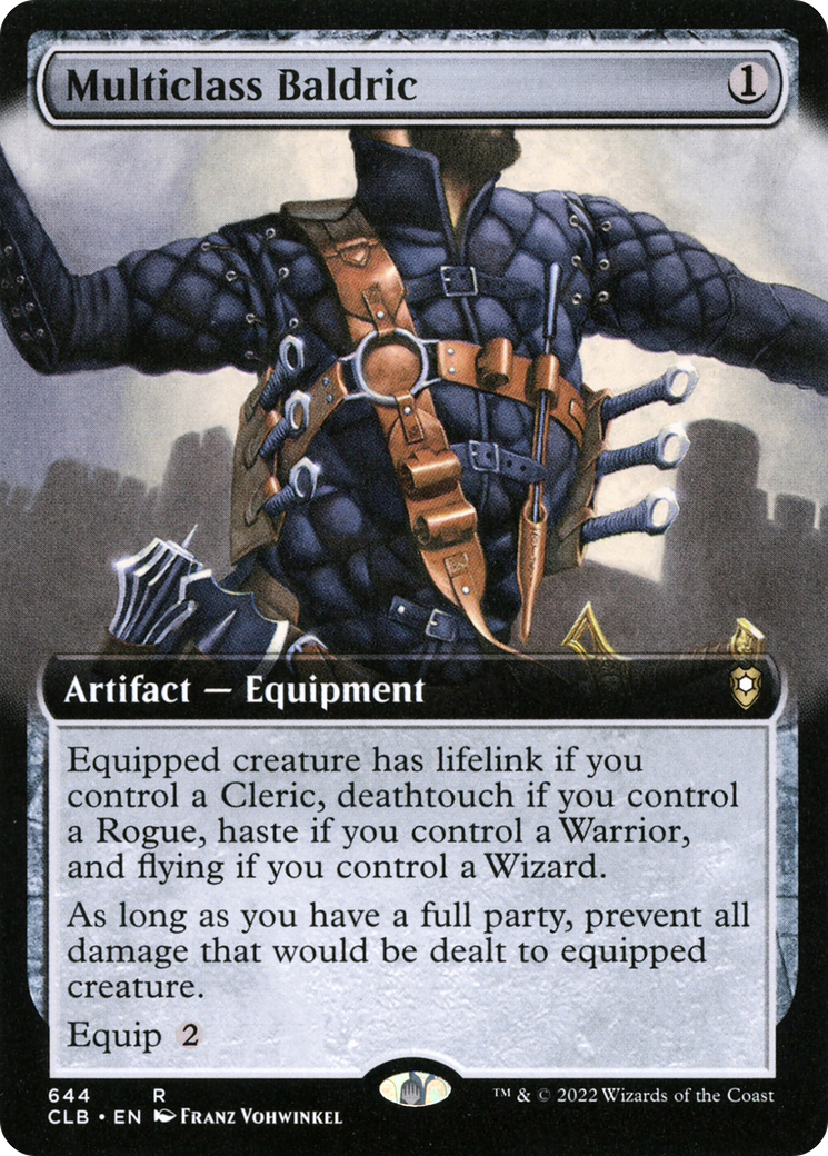 Multiclass Baldric (Extended Art) (CLB-644) - Commander Legends: Battle for Baldur's Gate: (Extended Art)