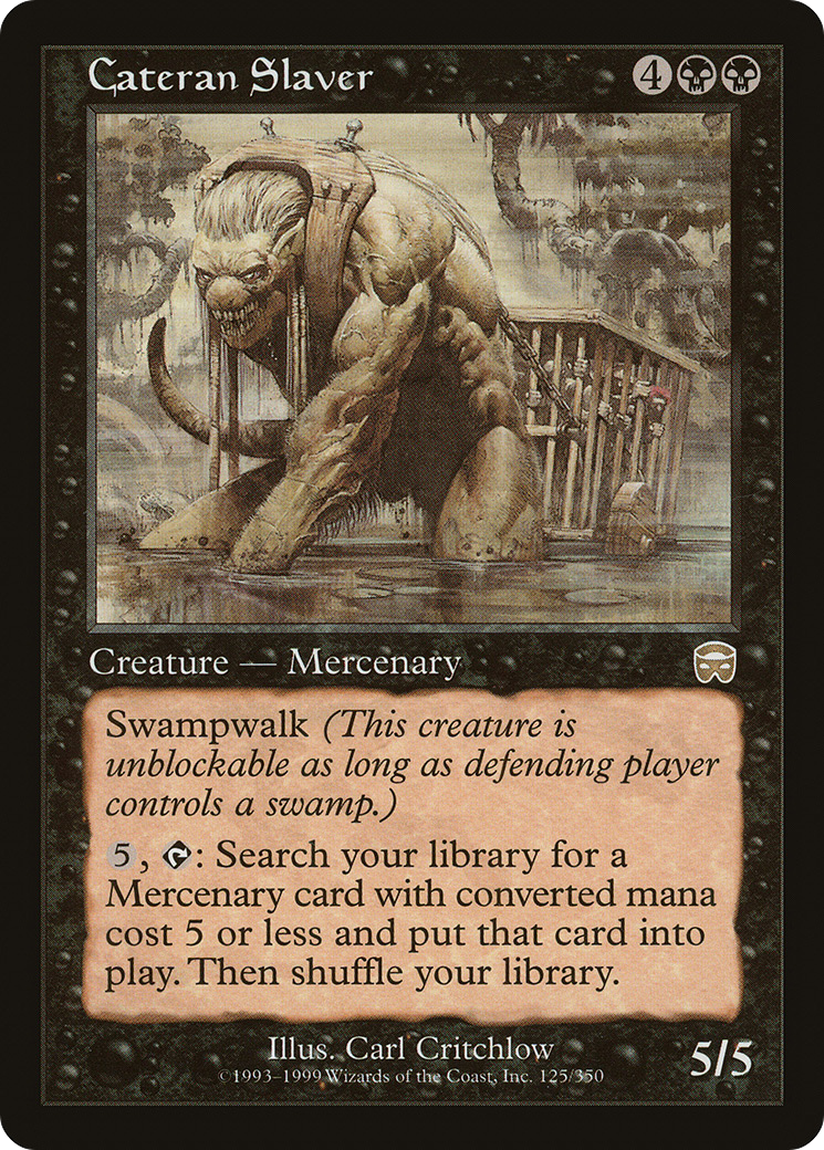 Cateran Slaver (MMQ-125) - Mercadian Masques
