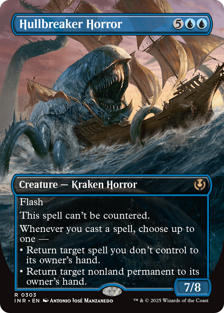 Hullbreaker Horror (Borderless) (INR-303) - Innistrad Remastered (Borderless) Foil