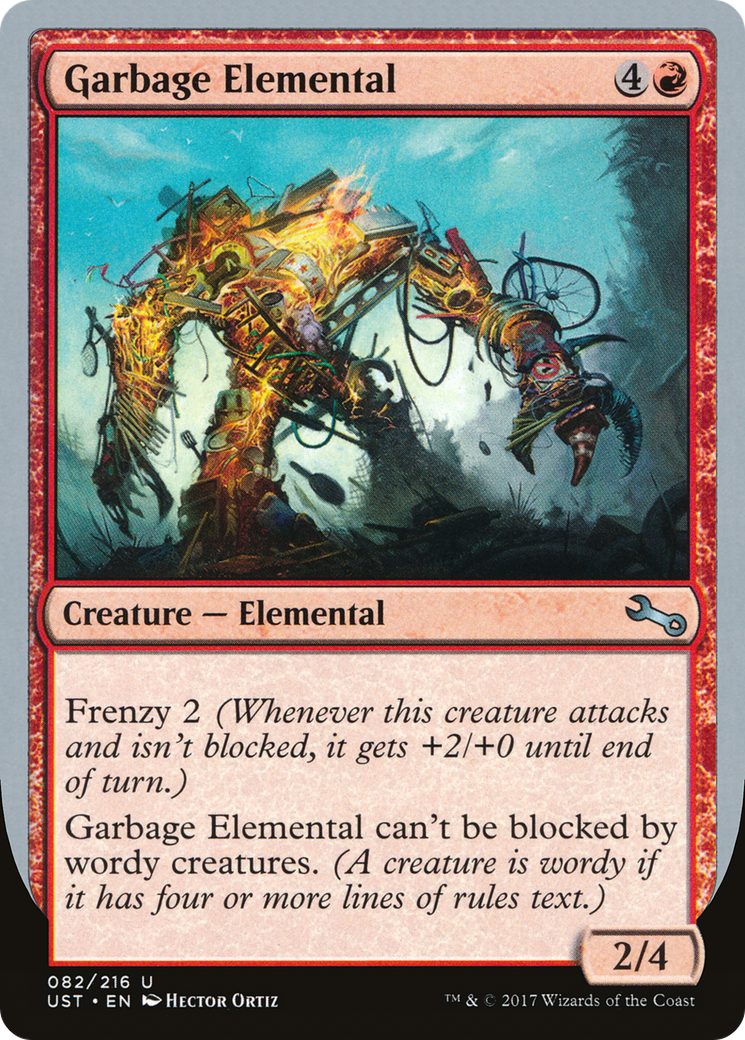 Garbage Elemental (A) (UST-82A) - Unstable Foil