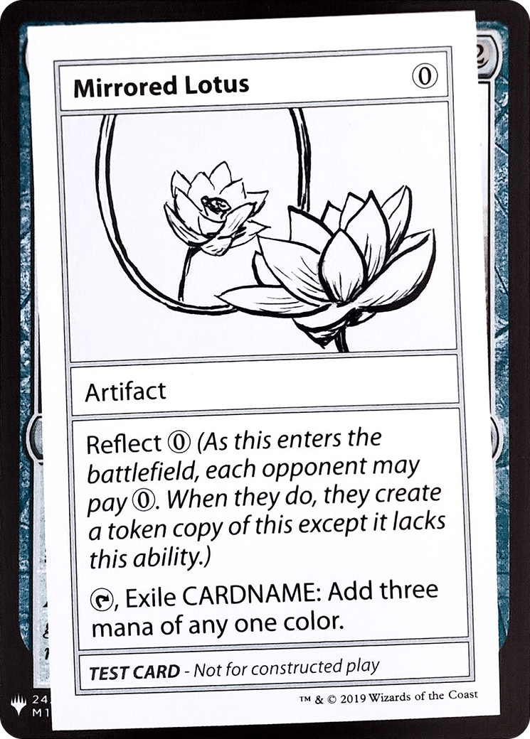 Mirrored Lotus (CMB1-) - Mystery Booster Playtest Cards 2019