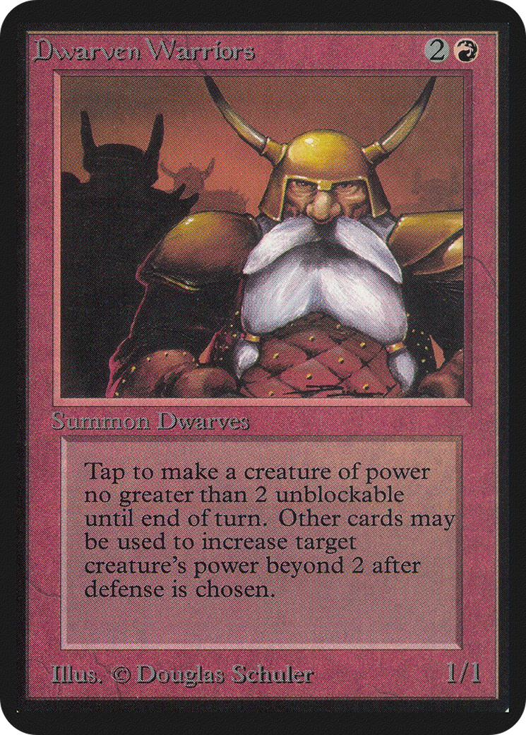Dwarven Warriors (LEA-) - Limited Edition Alpha