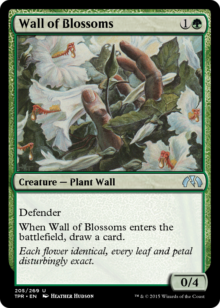 Wall of Blossoms (TPR-205) - Tempest Remastered Foil