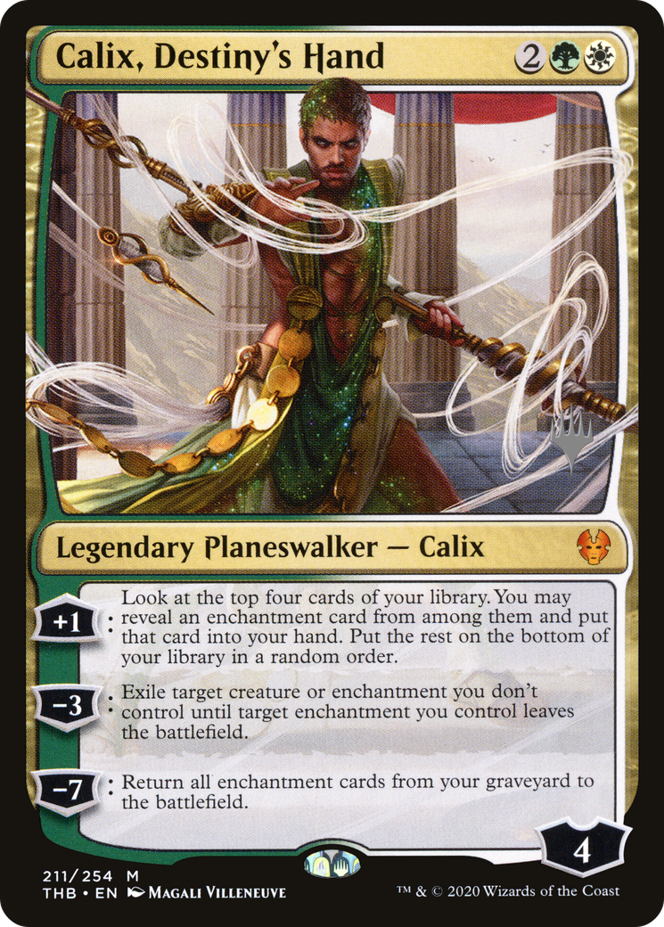 Calix, Destiny's Hand (PPTHB-211) - Theros Beyond Death Promos Foil