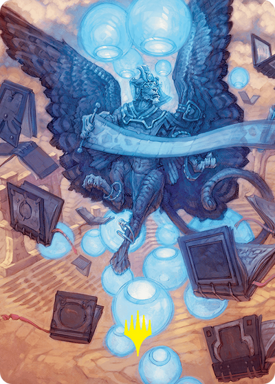 Sphinx of Forgotten Lore // Sphinx of Forgotten Lore (AFDN-033) - Foundations Art Series (Borderless) Foil