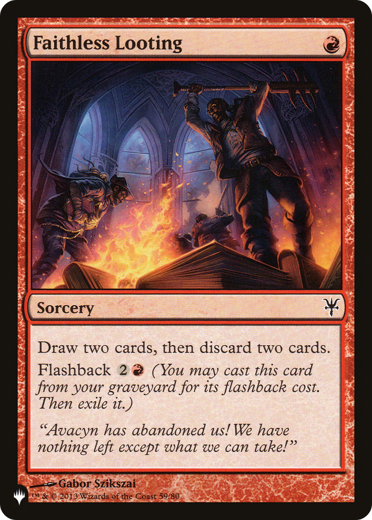 Faithless Looting (DDK) (LIST-DDK-59) - The List