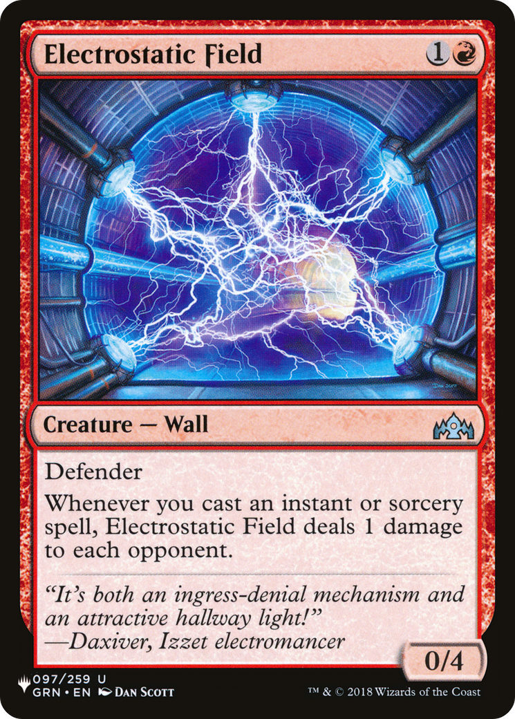 Electrostatic Field (LIST-097/259) - The List