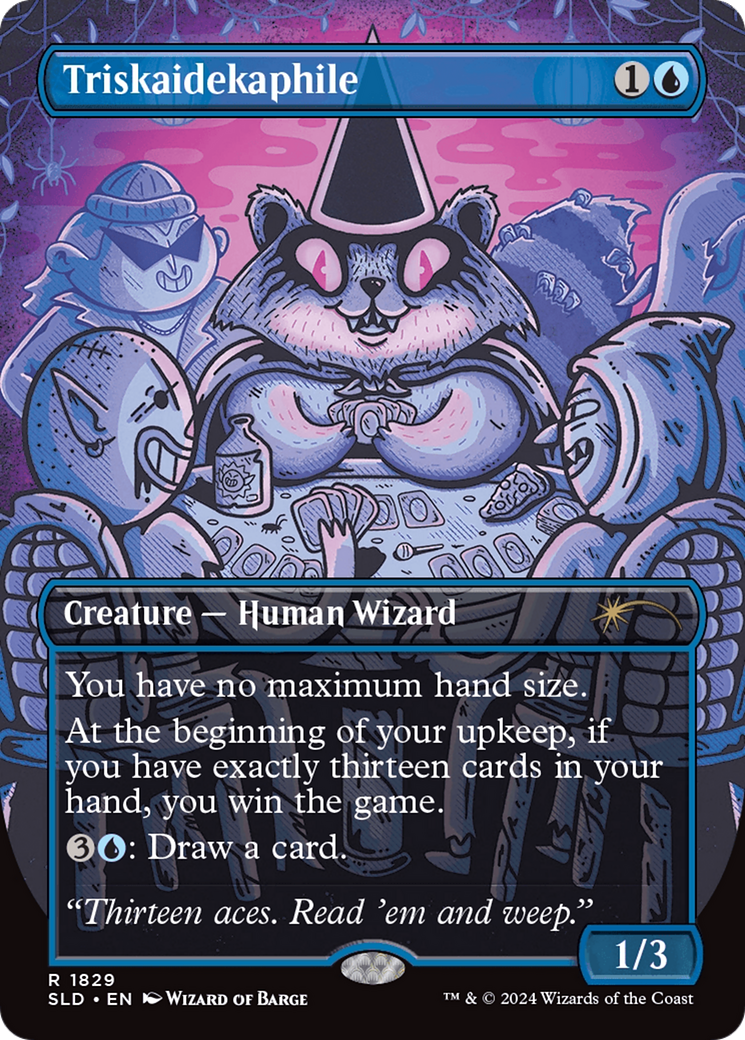 Triskaidekaphile (Rainbow Foil) (SLD-1829) - Secret Lair Drop (Borderless) Foil