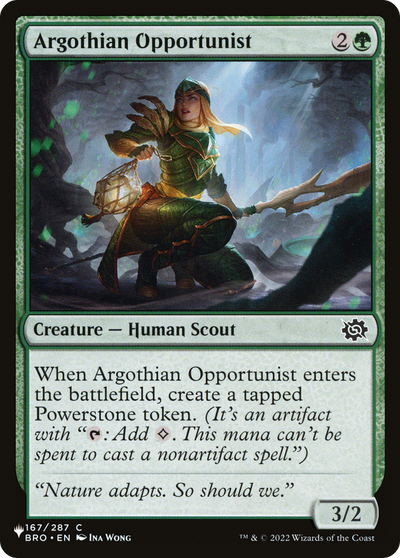Argothian Opportunist (LIST-167/012) - The List