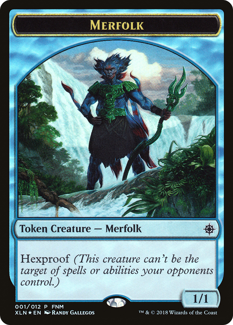 Merfolk // Treasure (001) Token (FNM-001) - Friday Night Magic 2018 Foil