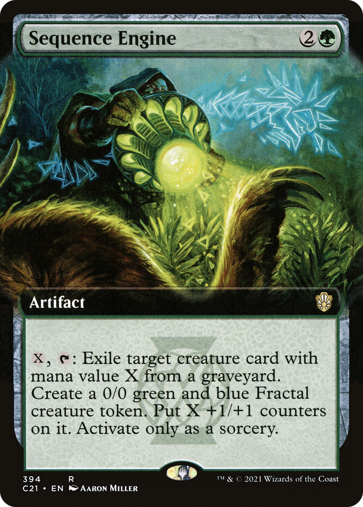 Sequence Engine (Extended Art) (C21-394) - Commander 2021: (Extended Art)