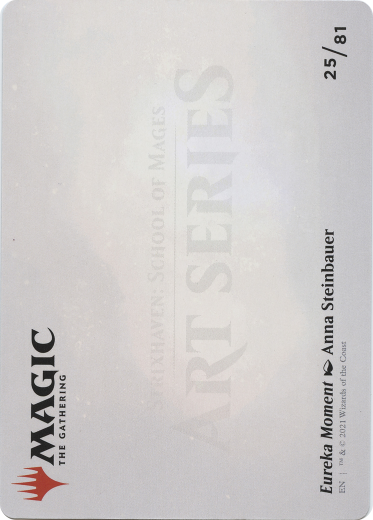 Eureka Moment // Eureka Moment (ASTX-025) - Strixhaven Art Series (Borderless) Foil