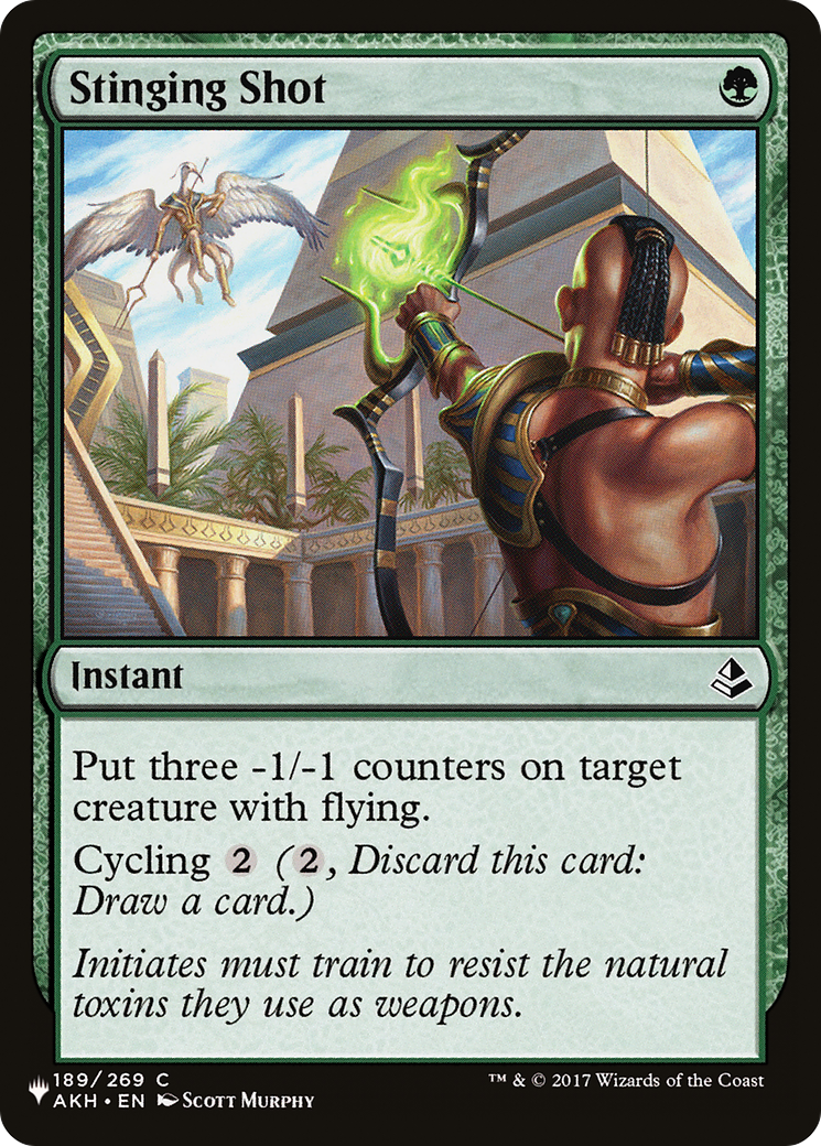 Stinging Shot (LIST-189/269) - The List