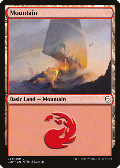 Mountain (263) [Dominaria]