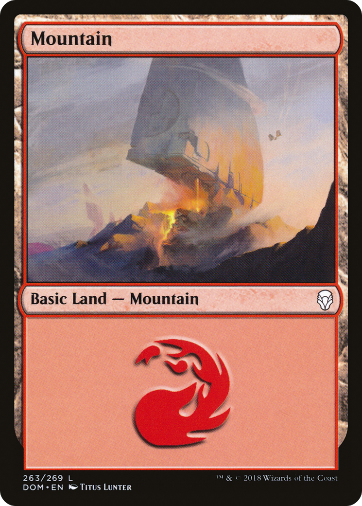 Mountain (263) (DOM-263) - Dominaria Foil