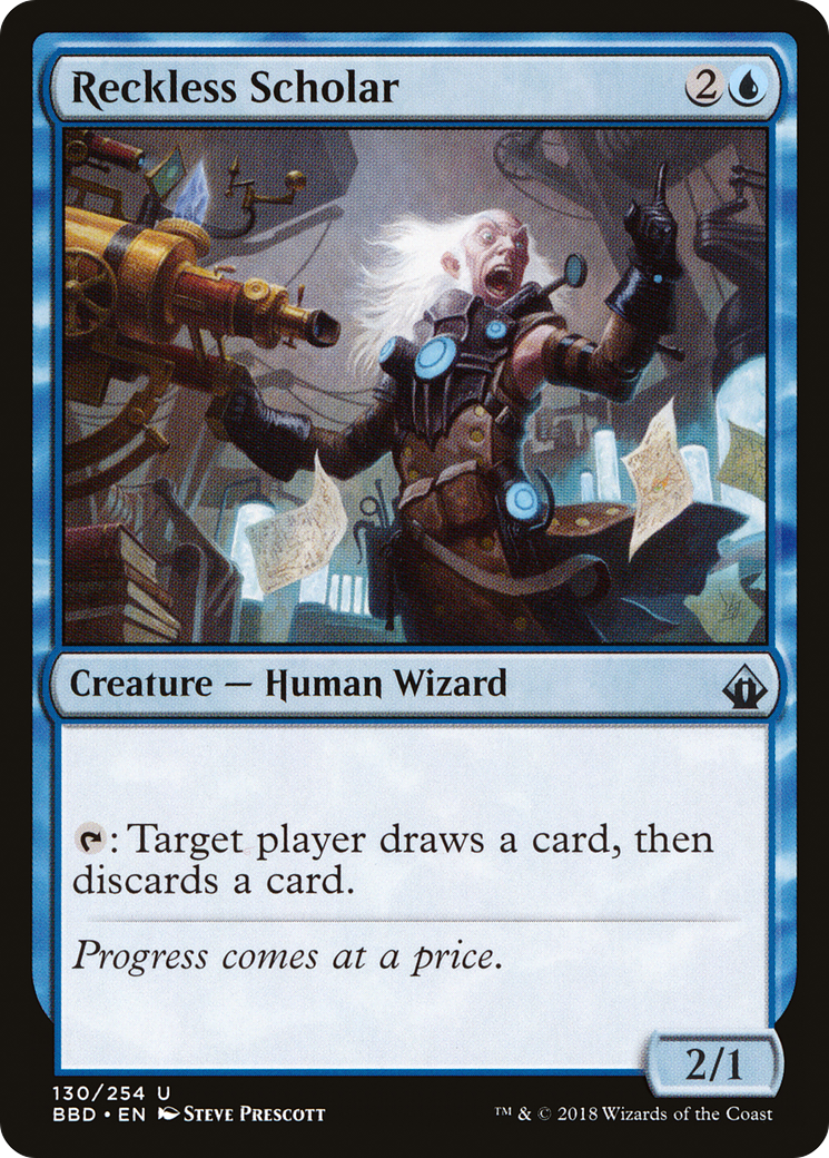 Reckless Scholar (BBD-130) - Battlebond Foil