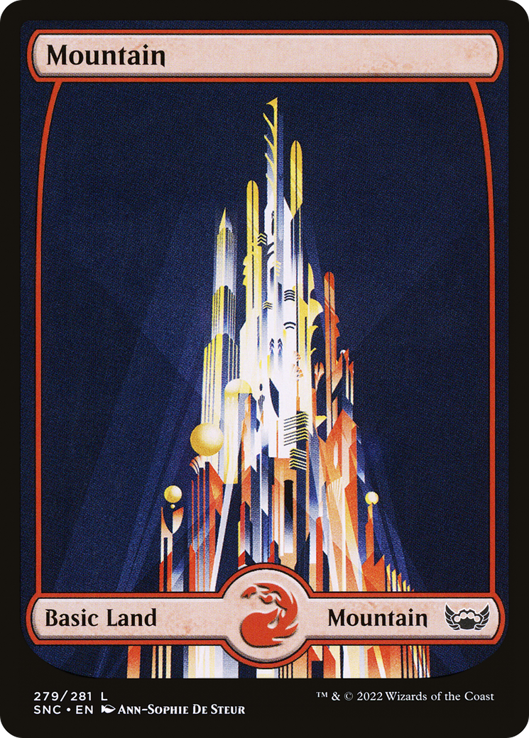 Mountain (279) (SNC-279) - Streets of New Capenna: (Full Art) Foil