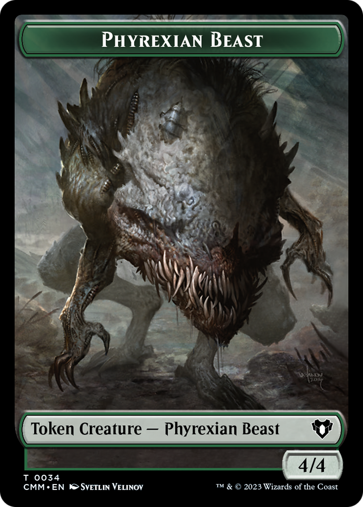 Phyrexian Beast (TCMM-034) - Commander Masters Tokens