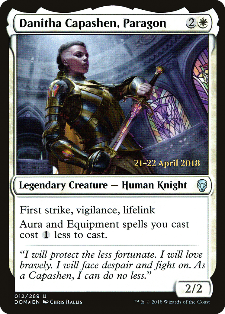 Danitha Capashen, Paragon (PRE-012) - Dominaria Promos Foil