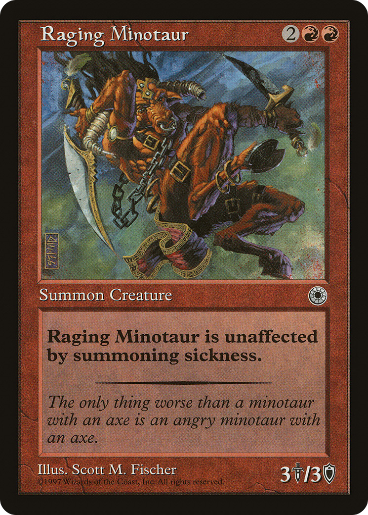 Raging Minotaur (POR-) - Portal