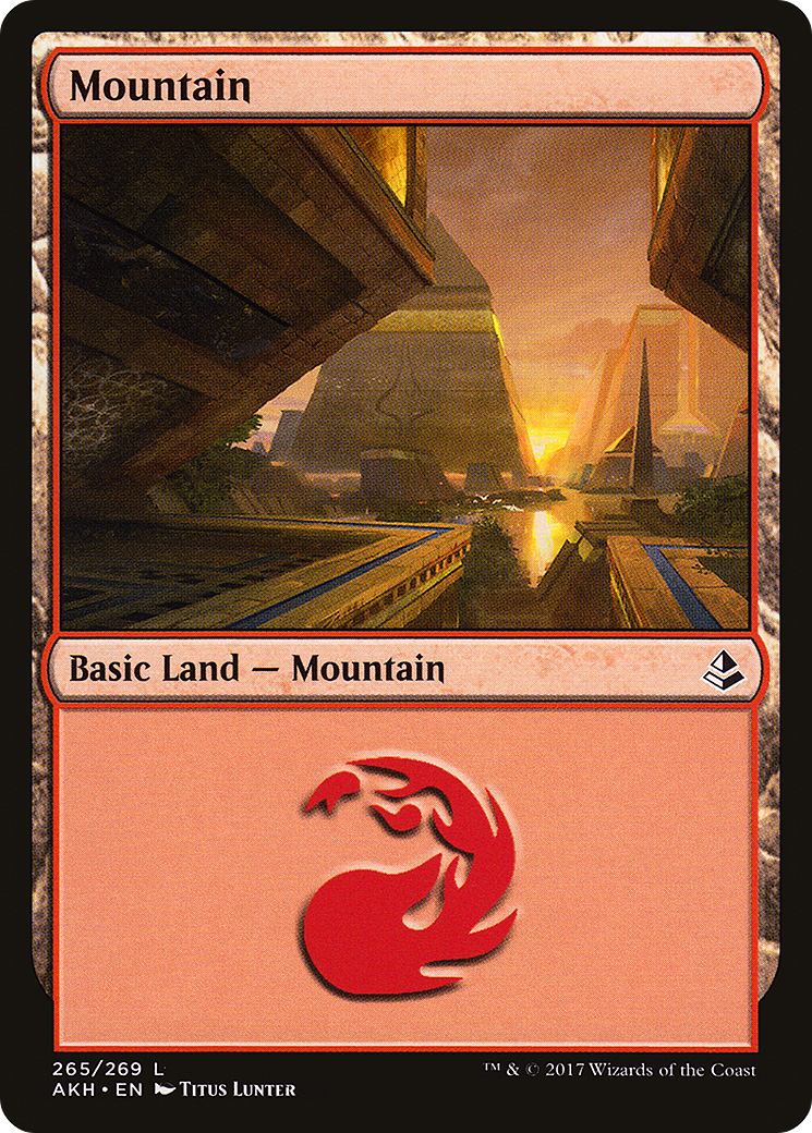 Mountain (265) (AKH-265) - Amonkhet Foil
